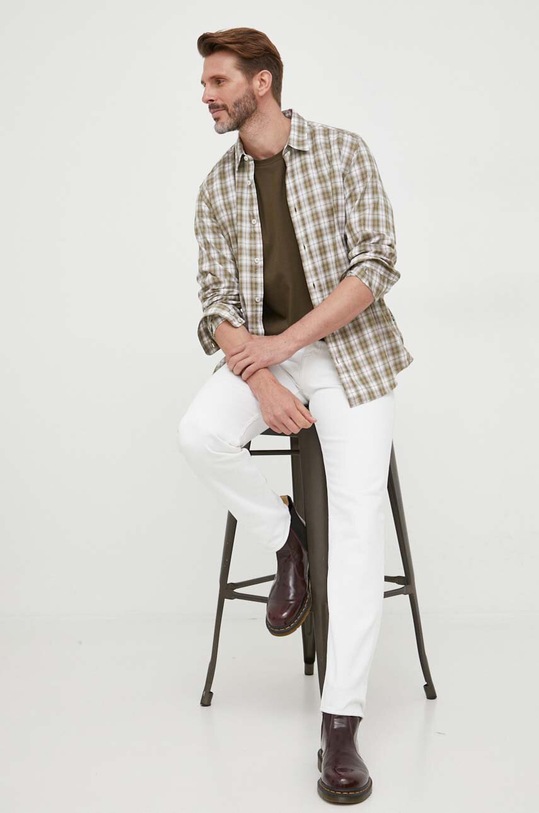 BOSS t-shirt bawełniany 50468395 zielony AA00