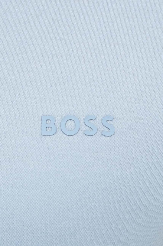 BOSS polo de bumbac 50469360 albastru