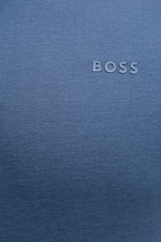 BOSS pamut póló 50469360 kék
