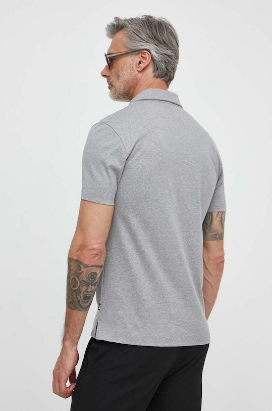 Ruházat BOSS póló férfi pamut 50471335 szürke