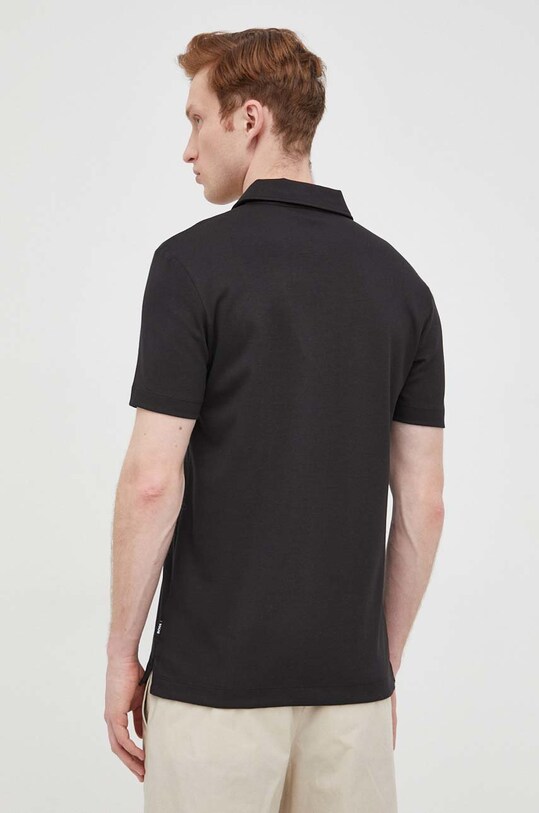 Îmbrăcăminte BOSS polo de bumbac 50471335 negru