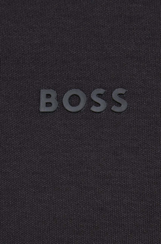 Bavlnené polo tričko BOSS 50471335 čierna