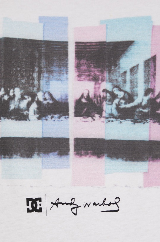 Bavlněné tričko DC Dc X Andy Warhol ADYZT05127 bílá