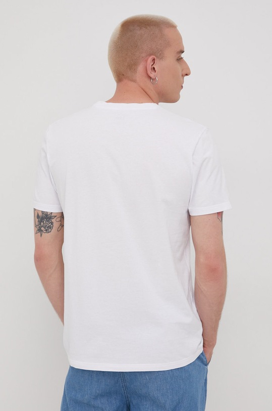 Oblačila Bombažen t-shirt Lee L68JFELJ bela