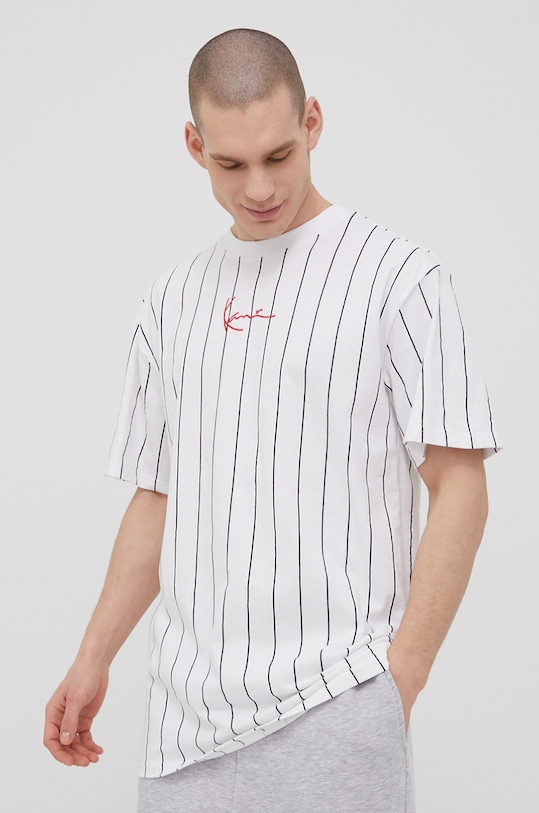 Бавовняна футболка Karl Kani білий KKMQ32041WHT