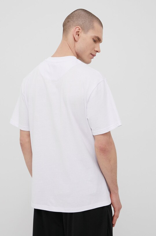 Odzież Karl Kani t-shirt bawełniany KKMQ12002WHT biały