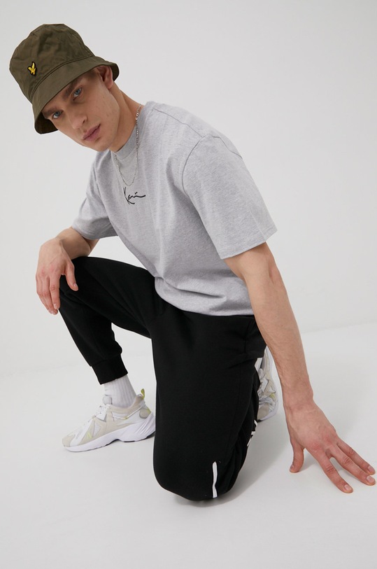 Karl Kani t-shirt KKMQ22001GRY szary SS23