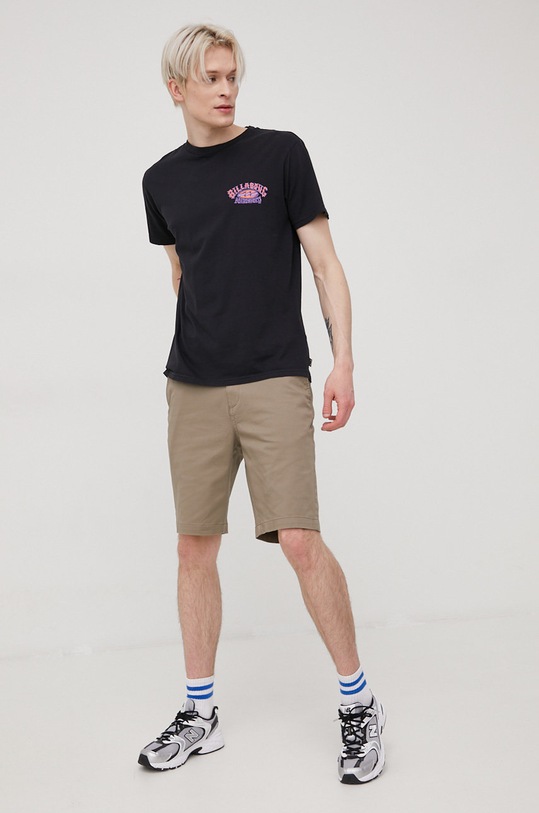 Bavlněné tričko Billabong C1SS35BIP2 černá SS22