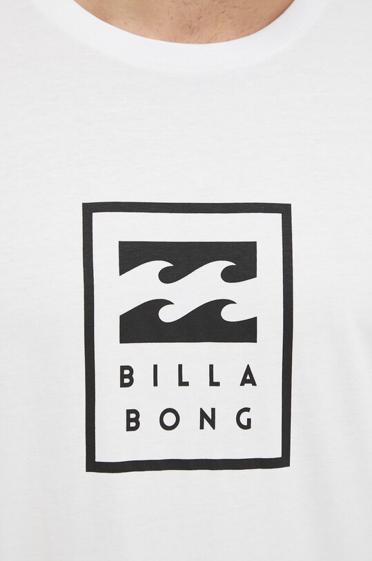 Βαμβακερό μπλουζάκι Billabong C1SS63BIP2 λευκό