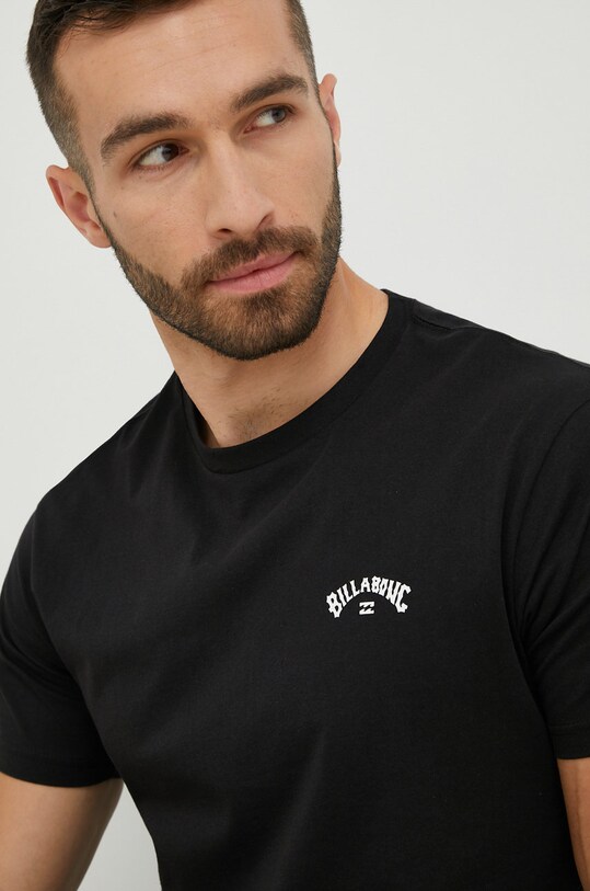 Хлопковая футболка Billabong чёрный C1SS65BIP2