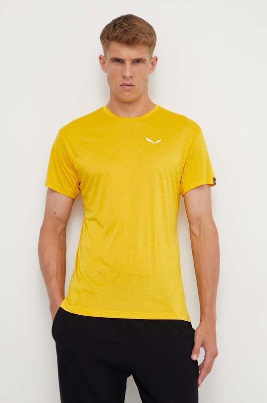 Salewa tricou sport Puez Melange galben 00.0000026537