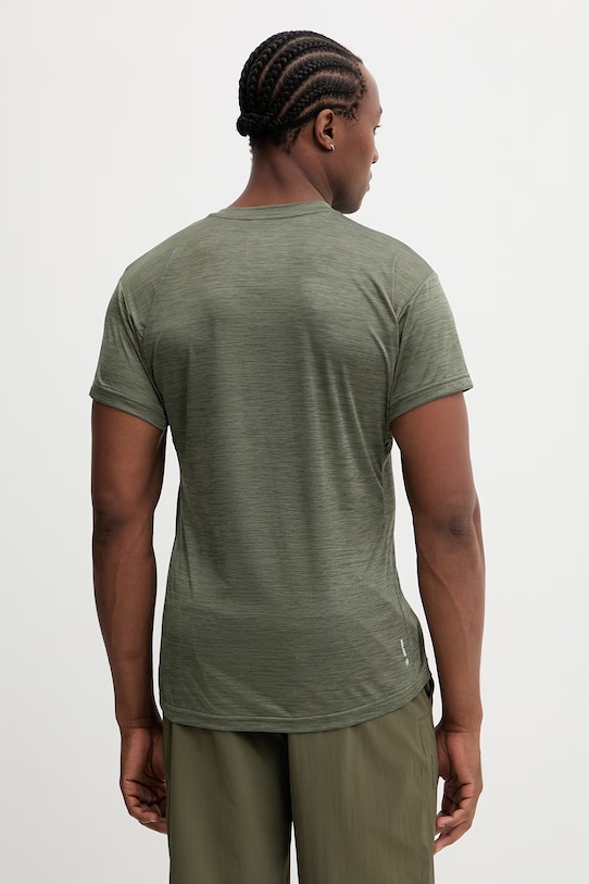 Odzież Salewa t-shirt sportowy Puez Melange 00.0000026537 zielony