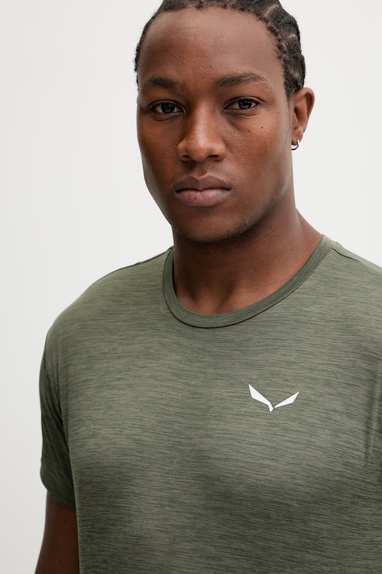 Salewa t-shirt sportowy Puez Melange zielony 00.0000026537