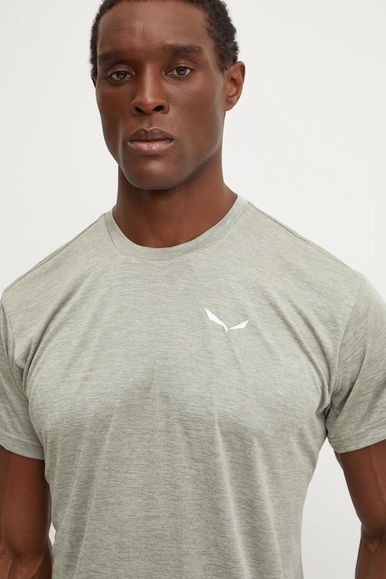 Sportska majica kratkih rukava Salewa Puez Melange zelena 00.0000026537