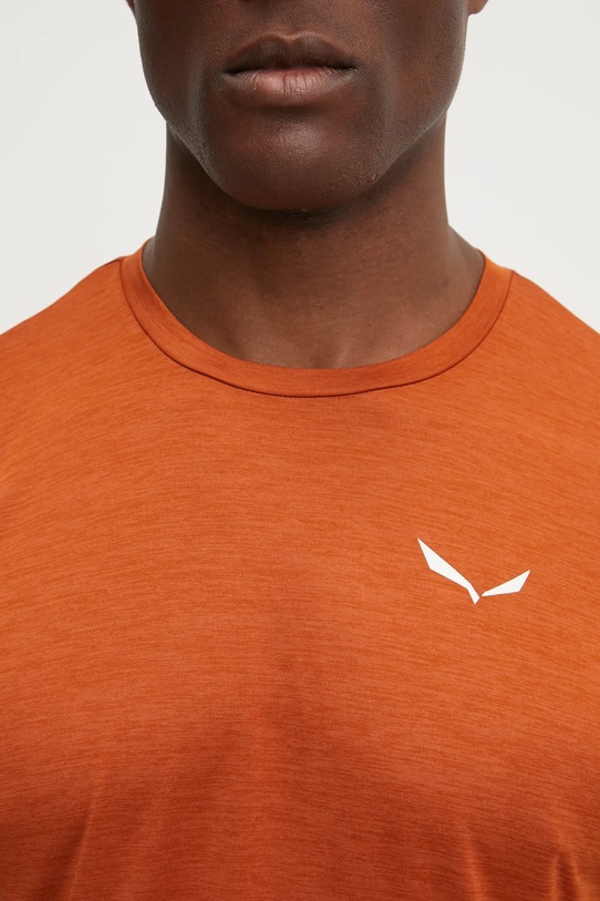 Salewa t-shirt sportowy Puez Melange 00.0000026537 brązowy