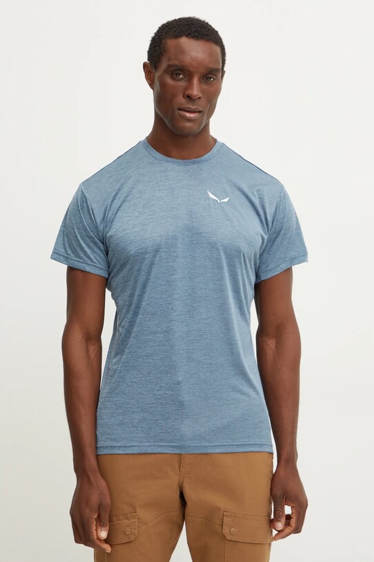Salewa tricou sport Puez Melange melanj albastru 00.0000026537
