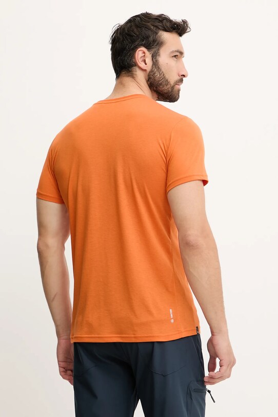Odzież Salewa t-shirt sportowy Solidlogo 00.0000027018 pomarańczowy