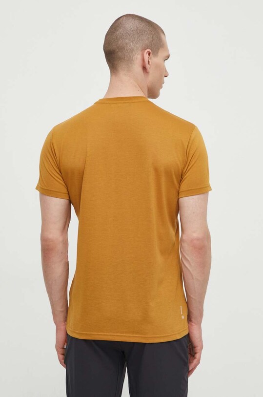 Odzież Salewa t-shirt sportowy Solidlogo Dry 00.0000027018 brązowy