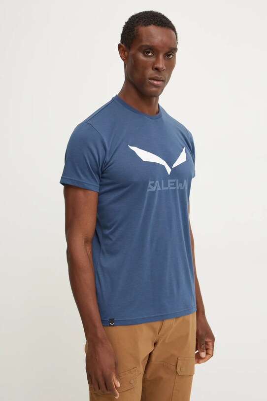 Спортивная футболка Salewa Solidlogo regular голубой 00.0000027018