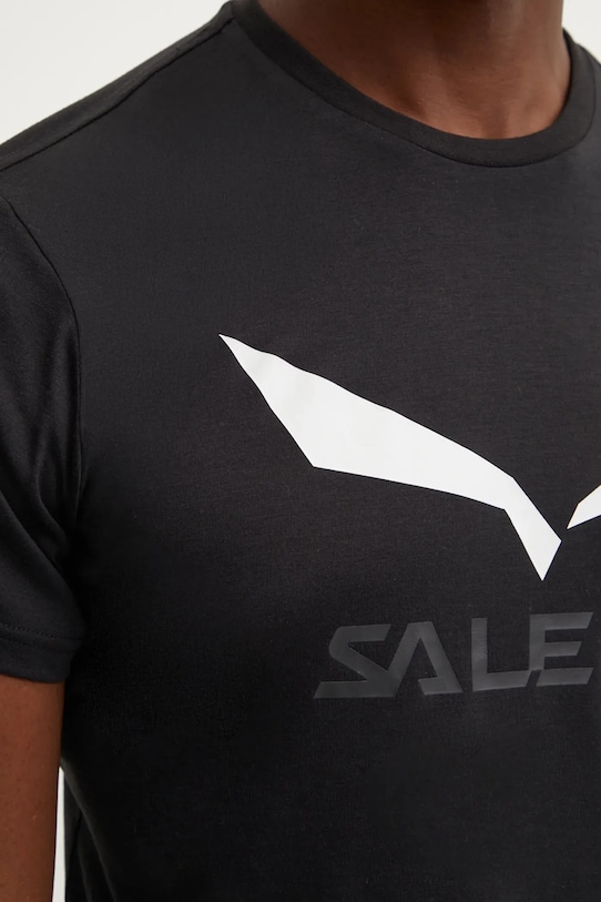 Спортивна футболка Salewa Solidlogo 00.0000027018 чорний