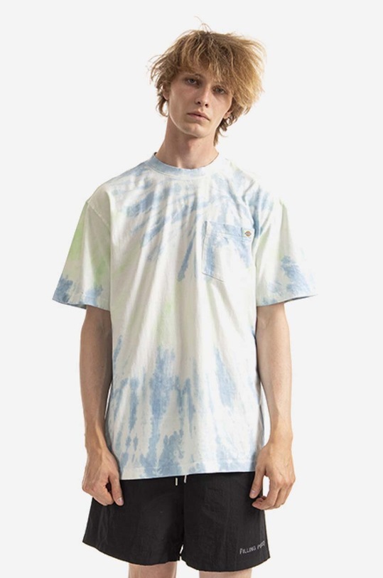 Bavlnené tričko Dickies regular zelená DK0A4XNZC34