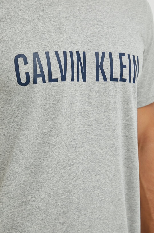 Calvin Klein Underwear t-shirt piżamowy bawełniany 000NM1959E.PPYY szary
