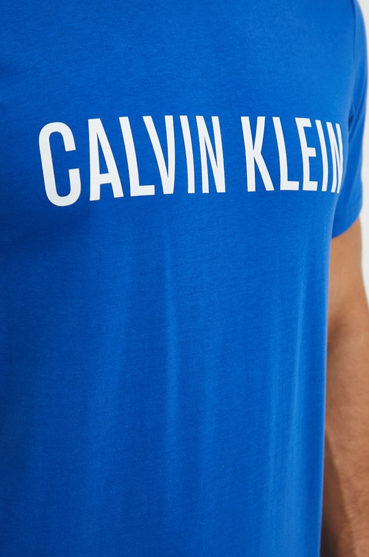 Calvin Klein Underwear t-shirt piżamowy bawełniany 000NM1959E.PPYY niebieski