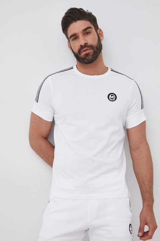 Michael Kors t-shirt bawełniany CS250Q91V2 bawełna biały CS250Q91V2