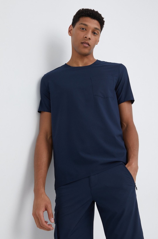 Houdini tricou sport Cover uni bleumarin 840018
