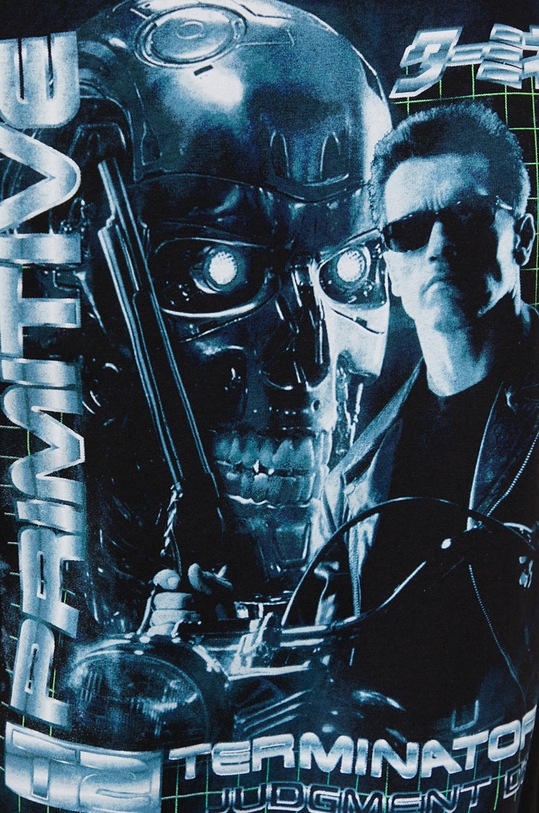 Primitive t-shirt bawełniany x Terminator papho2135.blk