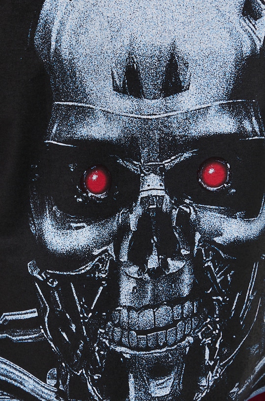 Primitive t-shirt bawełniany x Terminator papho2134.bur bordowy