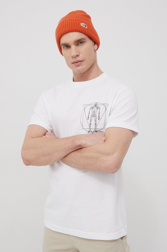Oblačila Bombažen t-shirt Primitive X Terminator papho2136.wht bela