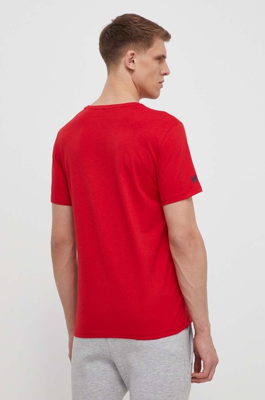 Odzież Helly Hansen t-shirt bawełniany 34222 czerwony