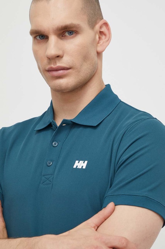 Polo majica Helly Hansen tirkizna 50584