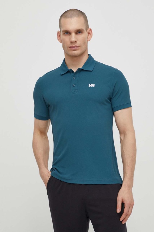Polo majica Helly Hansen tirkizna 50584
