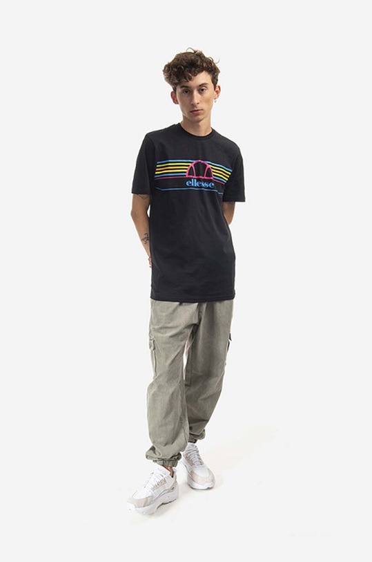 Ellesse t-shirt in cotone SHM13827 nero SS22