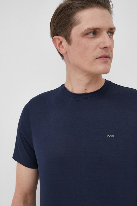 Michael Kors t-shirt bawełniany CB95FJ2C93 granatowy CB95FJ2C93