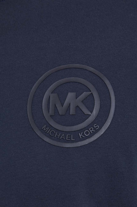 Bavlněné tričko Michael Kors 6S26C11011 námořnická modř