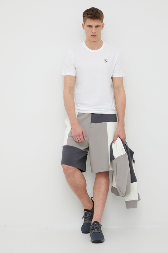 Rossignol t-shirt bawełniany RLKMY02 biały SS22