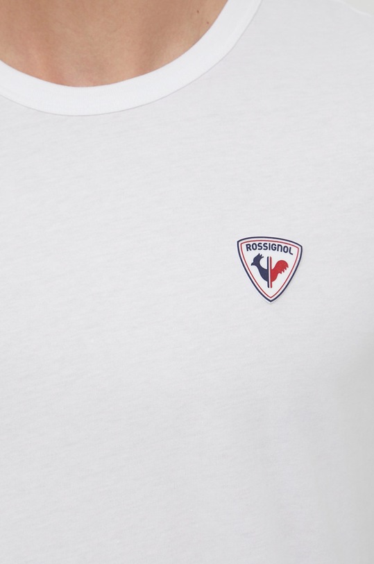 Rossignol t-shirt bawełniany RLKMY02 biały