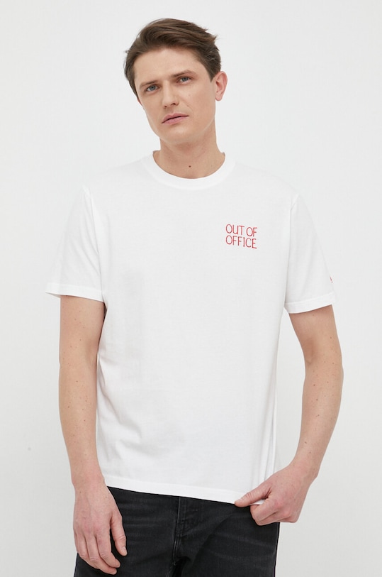 MC2 Saint Barth t-shirt bawełniany PORTOFINO regular biały POT0001