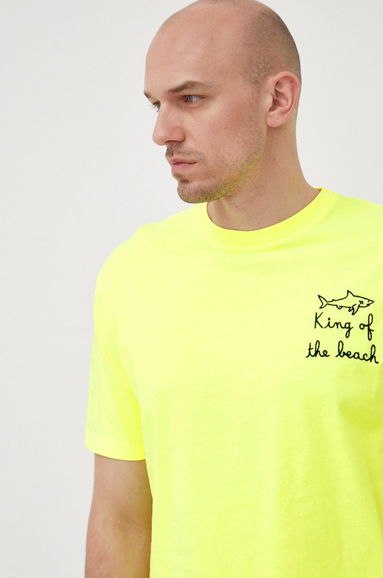 MC2 Saint Barth t-shirt bawełniany PORTOFINO regular żółty POT0001