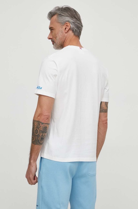Odzież MC2 Saint Barth t-shirt bawełniany TSHM001 biały