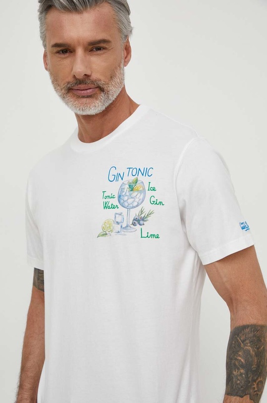 MC2 Saint Barth t-shirt bawełniany biały TSHM001