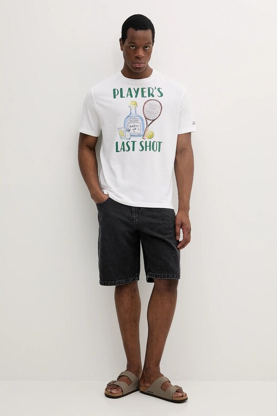 MC2 Saint Barth t-shirt bawełniany TSHM001 biały AA00