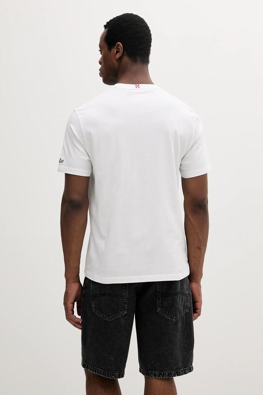 Odzież MC2 Saint Barth t-shirt bawełniany TSHM001 biały