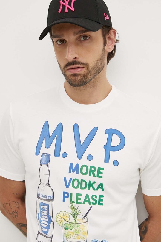 MC2 Saint Barth t-shirt bawełniany biały TSHM001