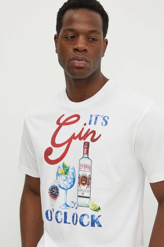 MC2 Saint Barth t-shirt in cotone sovrastampa multicolore TSHM001