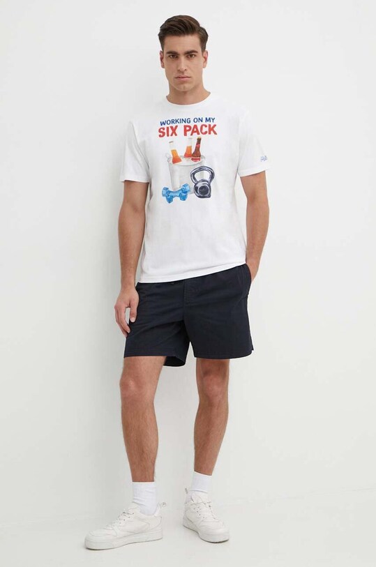 MC2 Saint Barth t-shirt bawełniany nadruk multicolor TSHM001