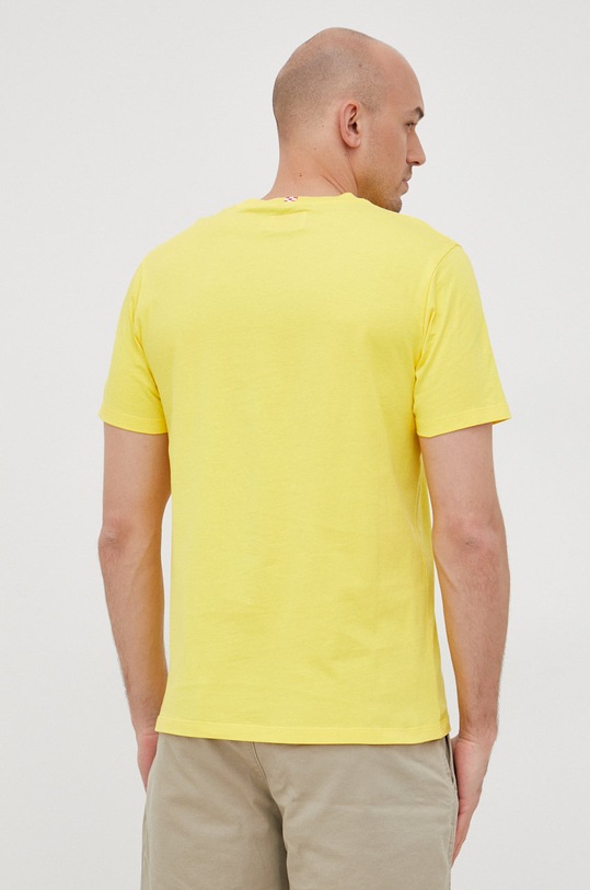 Îmbrăcăminte MC2 Saint Barth tricou din bumbac TSHM001 galben